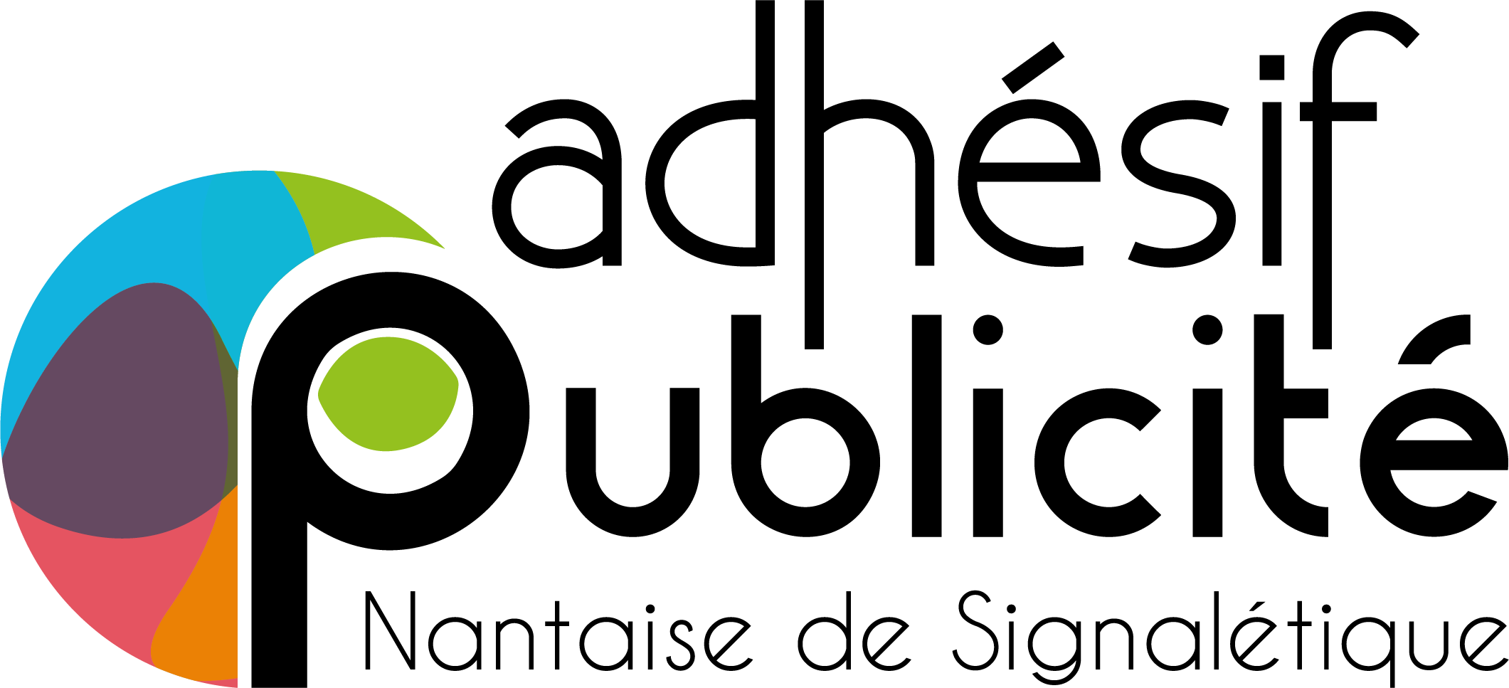 Logo adhesif publicite